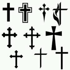 An elaborate old rugged cross tattoo with a lily in the middle. Simple Cross Tattoos Outline Novocom Top