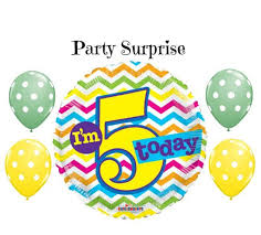 Balloon 5th Birthday Decoration Ideas For Boy 5 Year Old Birthday Balloons 5th Birthday Party Balloons Etsy Birthday Balloons Birthday Party Balloon Kids Party Decorations
