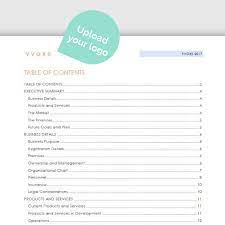 You may have more than one customer group. Business Plan Table Of Contents Pdf Yvoxs Yvoxs
