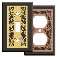 Dragonfly Wall Switch Plates In Brown Wall Switch Plates Decorative Light Switch Covers Switch Plates