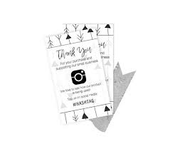 Customize Digital File Small Business Thank You Insert Cards Kertas