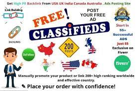 Post free classified ads in usa list. Post Your Ads On 55 Free Usa Classified Ad Posting Site By Khomeni Fiverr