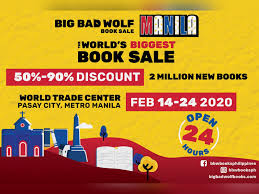 About big bad wolf books. Big Bad Wolf Book Sale Returns To Manila This February Philippine Primer