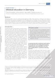 International hospital of the year; Pdf Medical Education In Germany