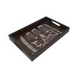 Warli Print tray handpainted wooden