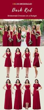 Top 8 Dark Red Bridesmaid Dresses Short And Long Dark Red Bridesmaid Dresses Red Bridesmaid Dresses Short Red Bridesmaid Dresses