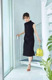 大人っぽい黒ワンピでディナーデート 8月14日 bo te ボーテ 黒ワンピ 黒コーデ レディース 黒ワンピース コーデ