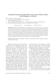 May 25, 2021 · falta sumarse quien gane la europa league, manchester united o villarreal (sólo siendo campeón se suma a la champions). Pdf Atmospheric Forcing Of Cool Subsurface Water Events In Bahia Culebra Gulf Of Papagayo Costa Rica