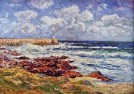 Age Of The Art The Port Of Audierne By Henry Moret Ocean Art Nature Paintings Art