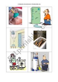 Common Household Problems Esl Worksheet By Male2010