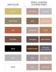 Color Chart For Eyebrows By Bobbi Brown In 2019 How To