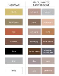 color chart for eyebrows by bobbi brown in 2019 how to