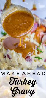 Make Ahead Turkey Gravy For Thanksgiving From The Food Charlatan This Make Ahead Turk Homemade Turkey Gravy Thanksgiving Gravy Recipes Make Ahead Turkey Gravy