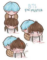 Del On Twitter Bts Fanart Fan Art Bts Chibi