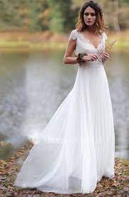 Simple Sheath Chiffon And Lace Cap Sleeve Wedding Dress Simple Wedding Dress Casual Wedding Dress Cap Sleeves Wedding Cap Sleeves