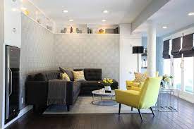 Sometimes, you need vibrant and neutral colors, like yellow and grey, for your living space. Yellow And Gray Living Room Contemporary Living Room Turquoise La
