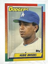 1990 Topps Traded TIFFANY Hubie Brooks Baseball Card #14T Mint FREE  SHIPPING