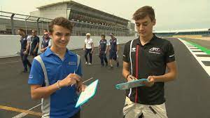 Lando norris and george russell have geared up for their home grand prix with special designs on their respective helmets, with the mclaren racer thanking key workers and the williams driver paying tribute to famous british landmarks. Lando Norris And George Russell Midterm Report Card F2 Season 2018 Youtube