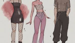 Now you can craft something from furnishings and Aesthetic Clothing Drawing