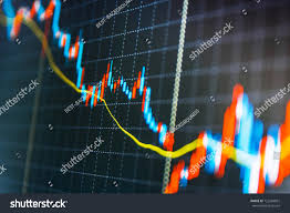 Currency Trading Theme Stock Diagram On Stock Photo Edit