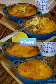 Kunefe Rezept Orientalisches Dessert Turkische Desserts Rezepte Arabische Kuche