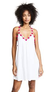 Pitusa Pom Pom Dress Shopbop In 2020 Pom Pom Dress Womens Robes Dresses