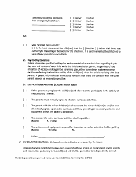 Money can be won and lost, and the pain associated with the divorce will go away over time. Sample Parenting Plan Template Florida Free Download