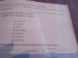 ◊ cuvânt simplu = cuvânt care conține un singur morfem radical. DezleagÄ Careul Indicand Antonime Pentru Cuvintele Date Pe Coloana A B Vei GÄsi Un Cuvant Sinonim Cu Brainly Ro