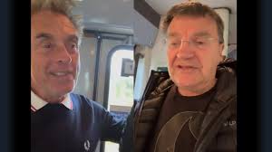 Les retrouvailles du train" : Gérard Holtz et Patrick Montel se retrouvent  dans un Intercités Clermont-Paris