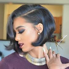 To treat your bob with a shiny finish like the one in the picture, moisturize your hair with a light oil. Pin On Natural Hair Growth