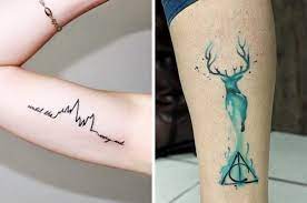 Harry potter tattoos can be used in almost all occasions, not unassuming, but without losing grace.here comes the collection of most spectacular potter tattoos. 39 Gorgeous Harry Potter Tattoos That Will Make You Say I Want That