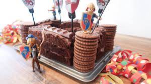 Das erstaunlichste rezept für weißen kuchen ist da! Schokoladen Ritterburg Geburtstagskuchen Fur Echte Ritter