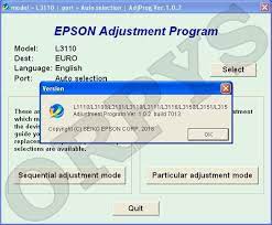 Epson L1110 L3100 L3101 L3110 L3111 L3116 L3150 L3151 L3156 L5190 Adjustment Program Orpys Epson Printer Programming
