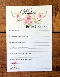 Wedding Wish Cards Wedding Wishes Cards Cards For Weddings Wedding Advice Cards Wedding Keepsake Wedding Advice Cards Wedding Day Wishes Card Table Wedding