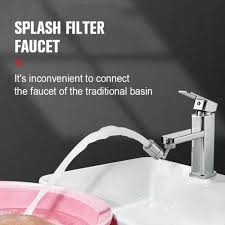 Kitchen tap extenders for face. Universal Splash Filter Faucet