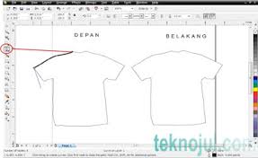 Untuk memudahkan membuat pola, gunakan garis bantu, seperti dibawah in 4. 8000 Gambar Desain Baju Corel Draw Terbaru Infobaru