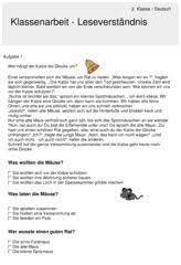 Check spelling or type a new query. Klassenarbeit Zu Leseverstandnis Klassenarbeit Leseverstandnis Zu Klassenarbeiten Leseverstandnis Deutsch 2 Klasse