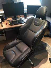 When you first start using a gaming chair, make it a priority to sit with your feet planted. My Brother Built A Gaming Chair Out Of A Volvo Car Seat Pcmasterrace