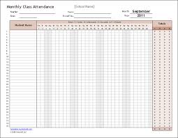 Download The Monthly Class Attendance Template From Classroomattendance Classroomsigns Student Attendance Sheet Template Attendance Sheet Student Attendance