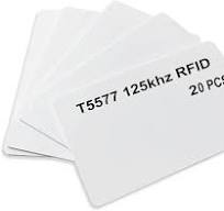 Meipire Cartão inteligente de gravação T5577 125 kHz branco PVC cartão de  acesso RFID (20 peças) : Amazon.com.br: Papelaria e Escritório