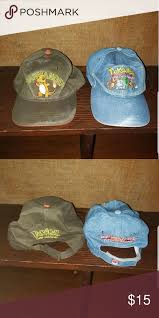 Vintage Pokemon Hat Pokemon Hat Pokemon Accessories Hats