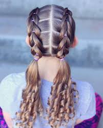 Big Sis Had A Birthday Party With Her Friends On Friday It Was So Much Fun For The Occasion W Girl Hair Dos Toddler Hairstyles Girl Kids Braided Hairstyles