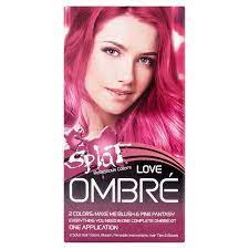 Splat Complete Kit Ombre Love Semi Permanent Pink Red Hair Dye With Bleach Walmart Com Ombre Hair Color Ombre Hair Splat Hair Dye