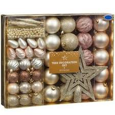 B M 8 For 50 Rose Gold Christmas Rose Gold Christmas Tree Rose Gold Christmas Decorations
