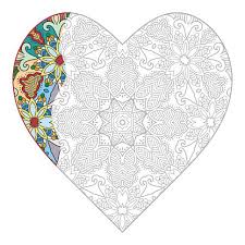 Mandala liefde kleurplaat libellen mandala kleurplaten pagina volwassen kleurplaten etsy 794 x 1028 jpg pixel. Heart For Coloring Book Ethnic Mandala Pattern Clipart Image