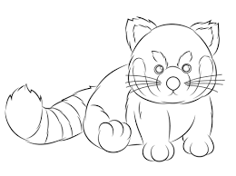 Webkinz Red Panda Coloring Page Panda Coloring Pages Animal Coloring Pages Coloring Pages