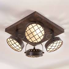 Auswahl der schönsten möbel und accessoires im französischen und skandinavischen landhausstil. Landhaus Stil Led Tisch Lampe Retro Antik Leuchte Rost Braun Beleuchtung Kuche