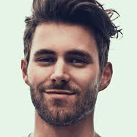 Studio Jay Fret Shower Curtain in Grey Blue