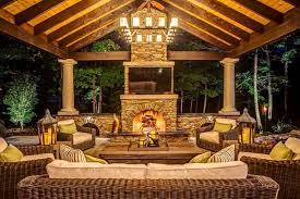 To safely illuminate traffic throughout the deck and yard. Rustic Outdoor Lighting Ideas For Your Rustic Porch And Patio Area