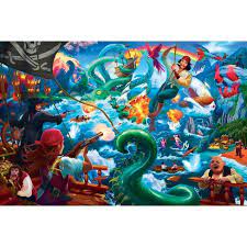 Target jigsaw puzzles 1000 pieces. Toynk A Pirate S Life For Me Fantasy Adventure Puzzle 1000 Piece Jigsaw Puzzle Target